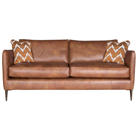 Warren Leather Sofa - 4 Seater