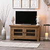 Oakdale Oak TV Unit - Standard with Glass Doors