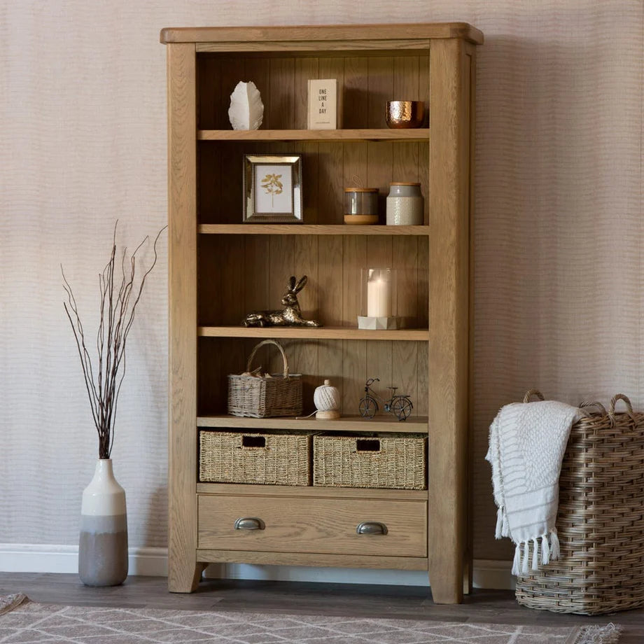 Norfolk Oak Bookcase - Large