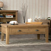 Norfolk Oak Coffee Table - 4 Drawer