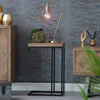 Havana Industrial Oak Sofa Table