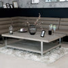 Sloane Oak & Chrome Coffee Table - Large