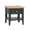 Rimini Oak & Charcoal Painted Lamp Table
