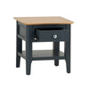 Rimini Oak & Charcoal Painted Lamp Table