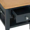 Rimini Oak & Charcoal Painted Lamp Table