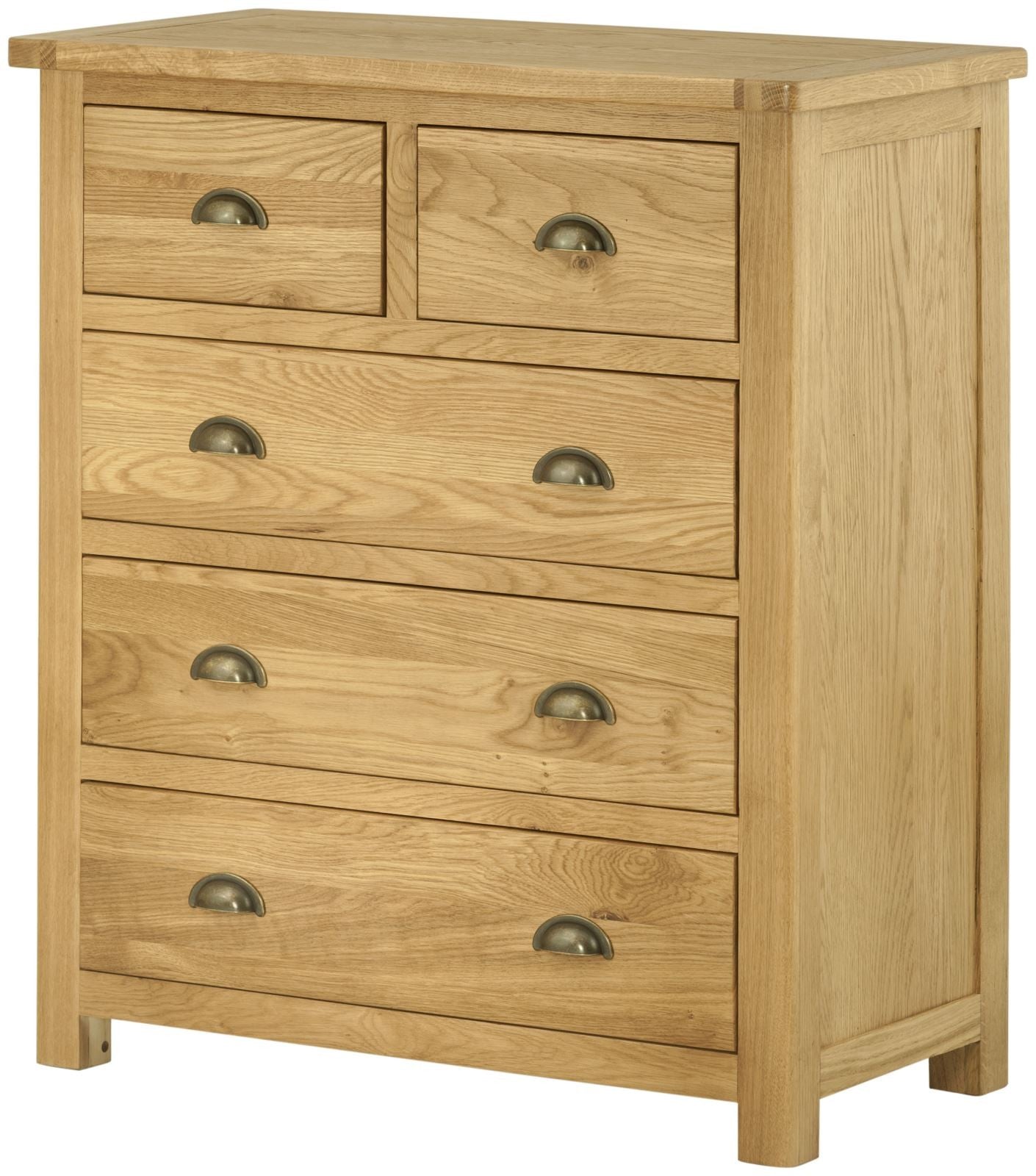 Portland 2+3 Chest - Oak