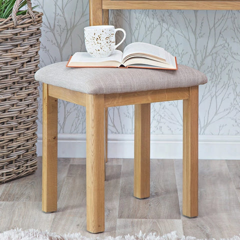 Oregon Oak Dressing Table - Stool