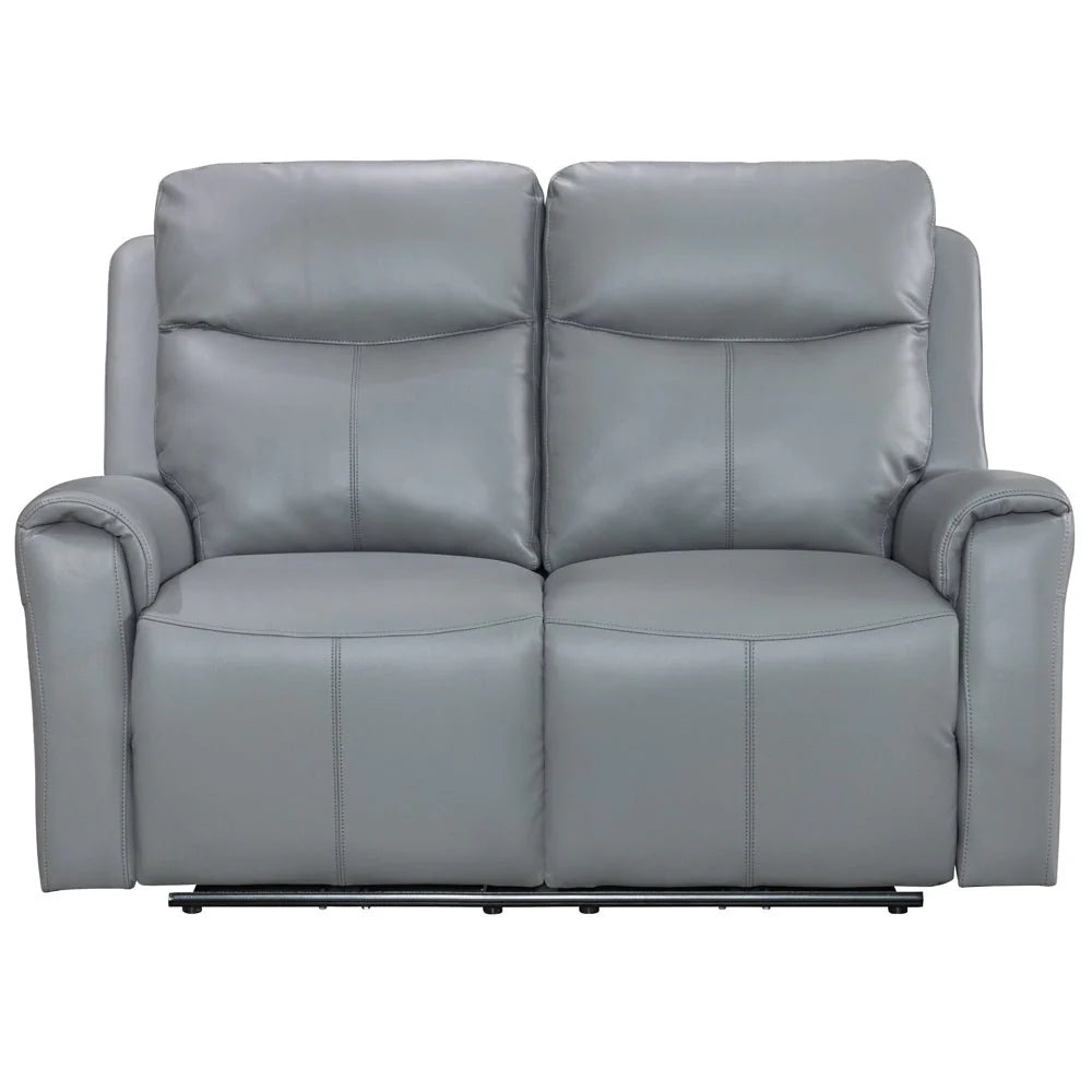 Turin Leather - 2 Seater - Electric Recliner - Dusk Grey