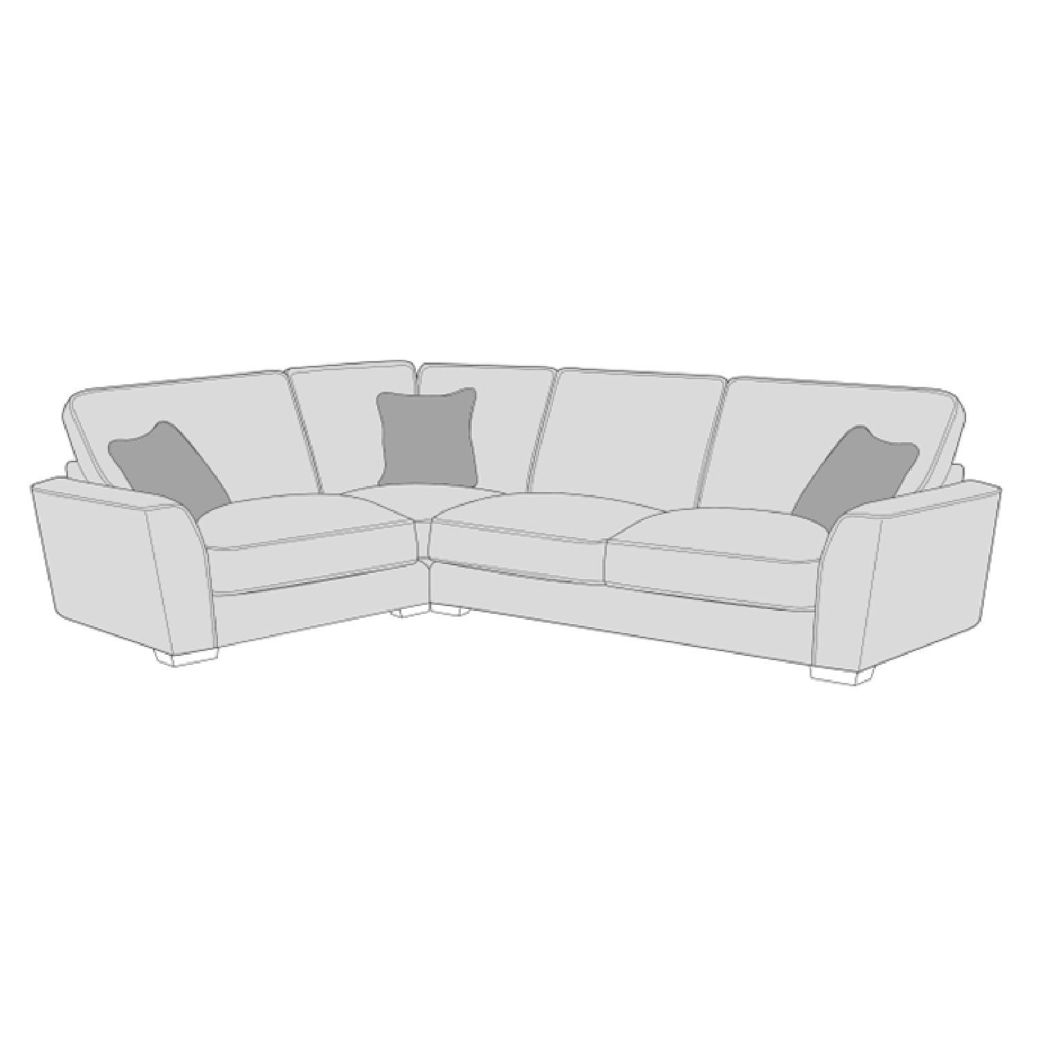 Atlantis Sofa - 1 Corner 2 (3 Piece - Standard Back)
