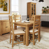 Oakdale Oak Extending Dining Table - 1m