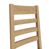 Oakdale Oak Ladder Back Dining Chair - Padded Seat