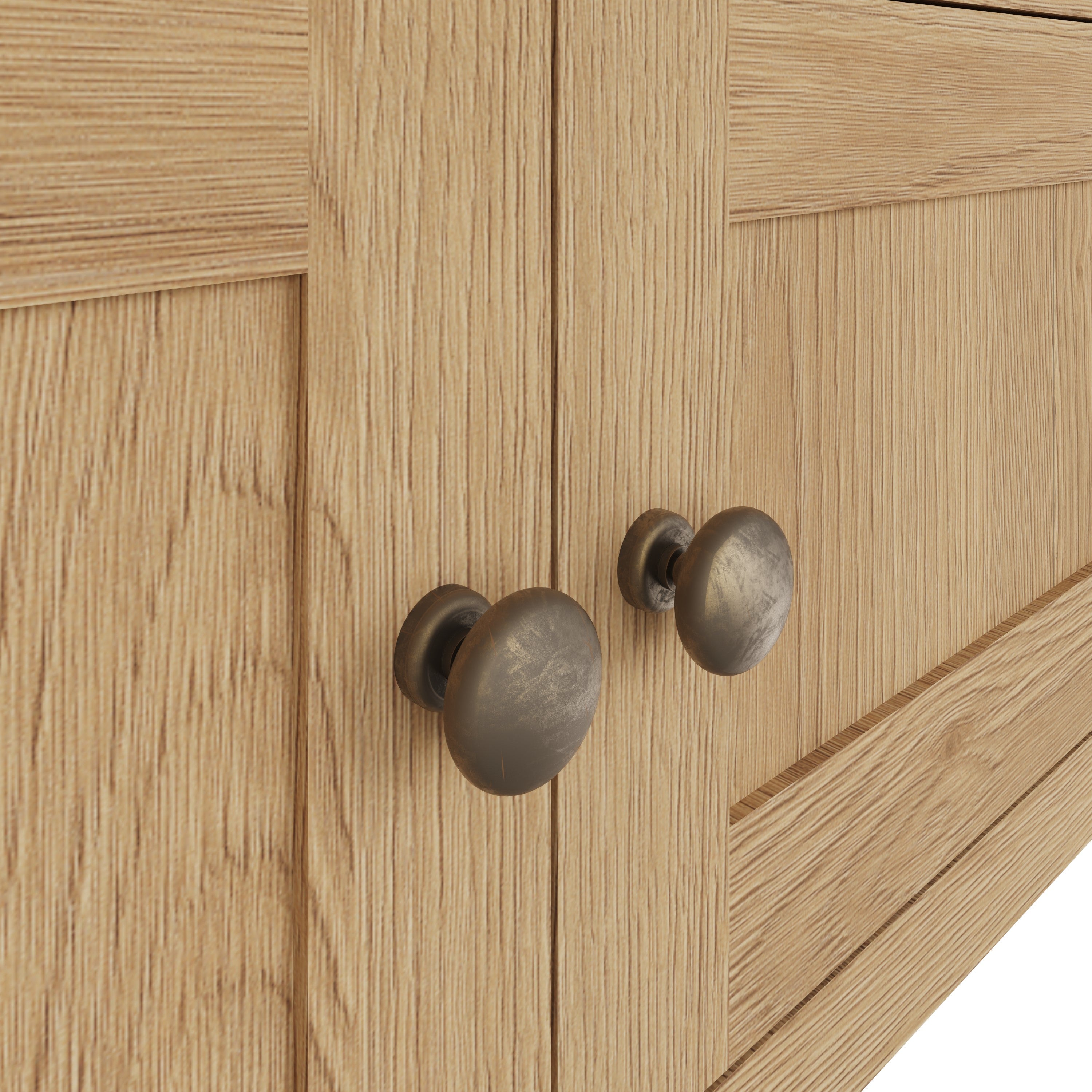Oakdale Oak TV Unit - Corner