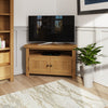 Oakdale Oak TV Unit - Corner