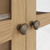 Oakdale Oak Display Cabinet