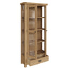 Oakdale Oak Display Cabinet