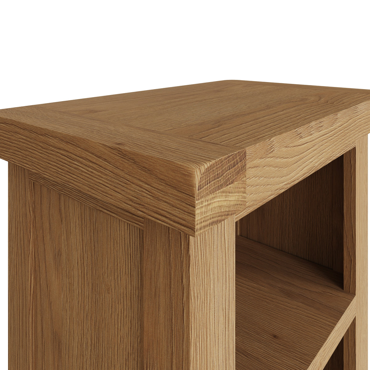 Oakdale Oak Bookcase - Narrow