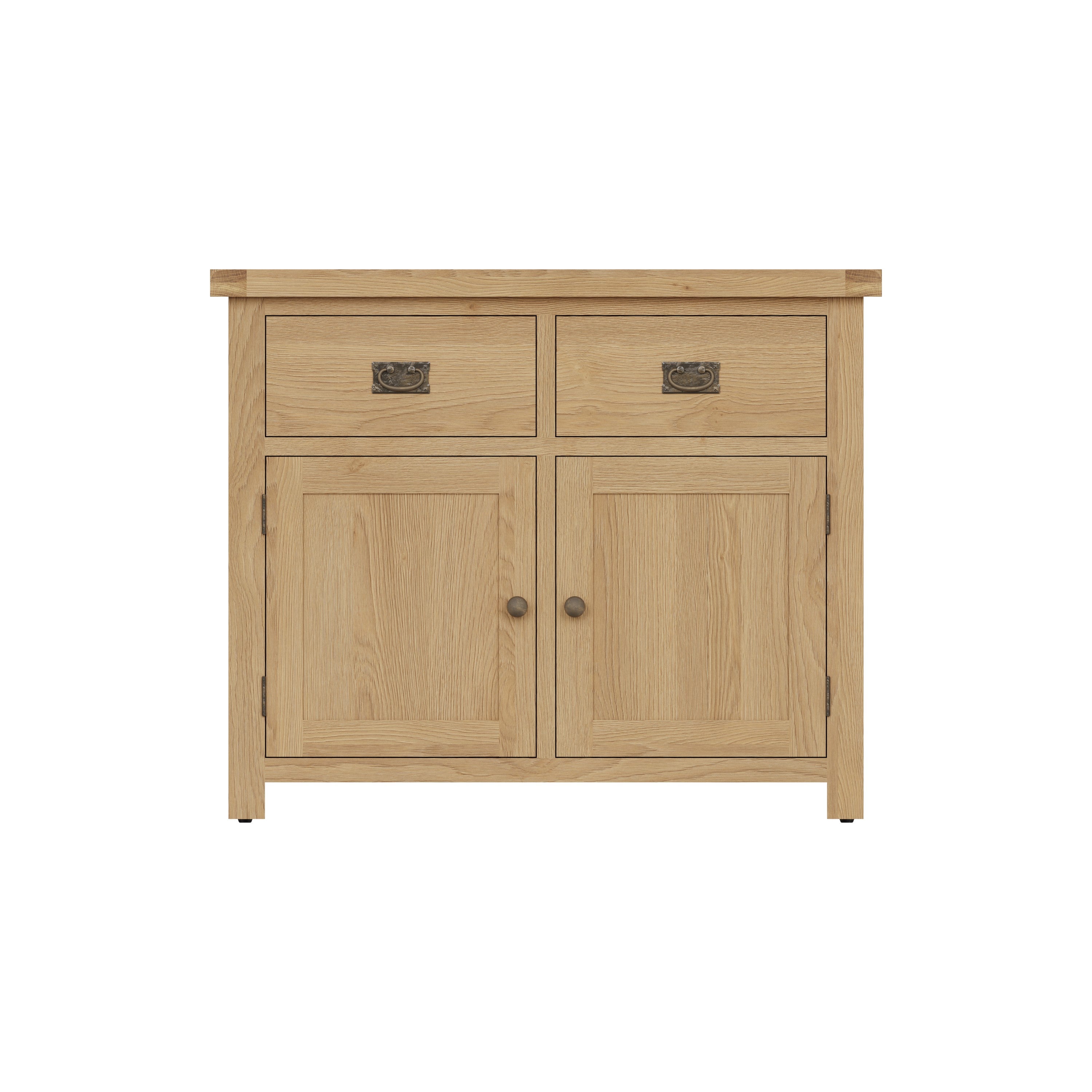 Oakdale Oak Sideboard - 2 Door, 2 Drawer