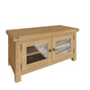 Oakdale Oak TV Unit - Standard with Glass Doors