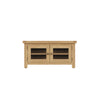 Oakdale Oak TV Unit - Standard with Glass Doors