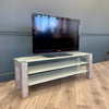 Concrete Style & Glass - Large TV Unit (140cm)