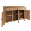 Modena Oak Sideboard - 3 Door 2 Drawer