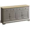 Harmony 4 Door Sideboard - Pewter