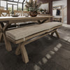 Norfolk Oak Dining Bench - 2m Cross Leg