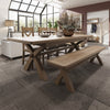 Norfolk Oak Dining Table - 2m Cross Leg