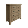 Norfolk Oak Chest of Drawers - 2 Over 3