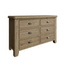 Norfolk Oak Chest of Drawers - 6 Drawer