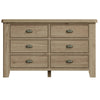 Norfolk Oak Chest of Drawers - 6 Drawer