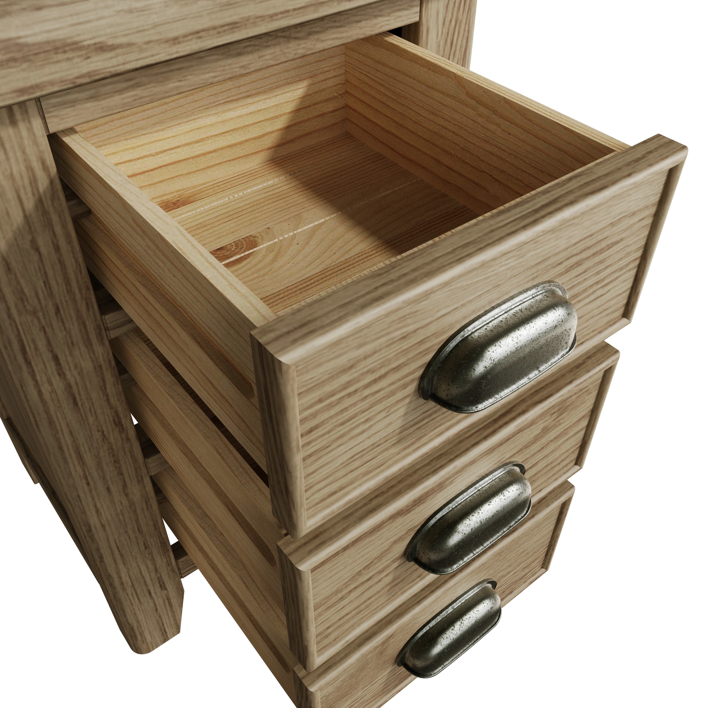 Norfolk Oak Bedside Cabinet - Small