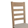 Norfolk Oak Dining Chair - Ladder Back Natural Check Seat