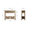Norfolk Oak Console Table