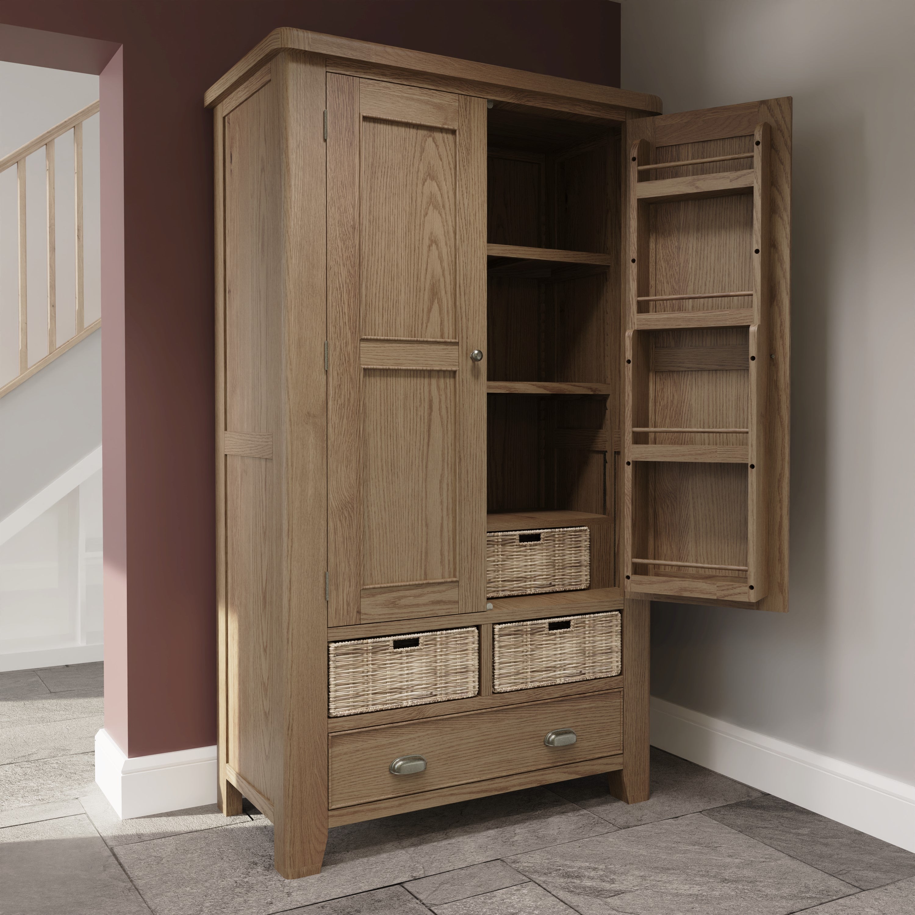 Norfolk Oak Larder Unit
