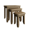 Norfolk Oak Nest of Tables - Rectangle