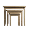 Norfolk Oak Nest of Tables - Rectangle