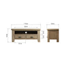 Norfolk Oak TV Unit - Standard
