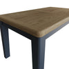 Norfolk Oak & Blue Painted Dining Table - 1.8m Butterfly Extending Table