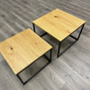 Industrial Oak - Large Nest of 2 Tables