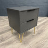 Hong Kong - 2 Drawer Bedside (Showroom Clearance)