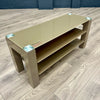 Mocha Gloss & Glass - Standard TV Unit (110cm)