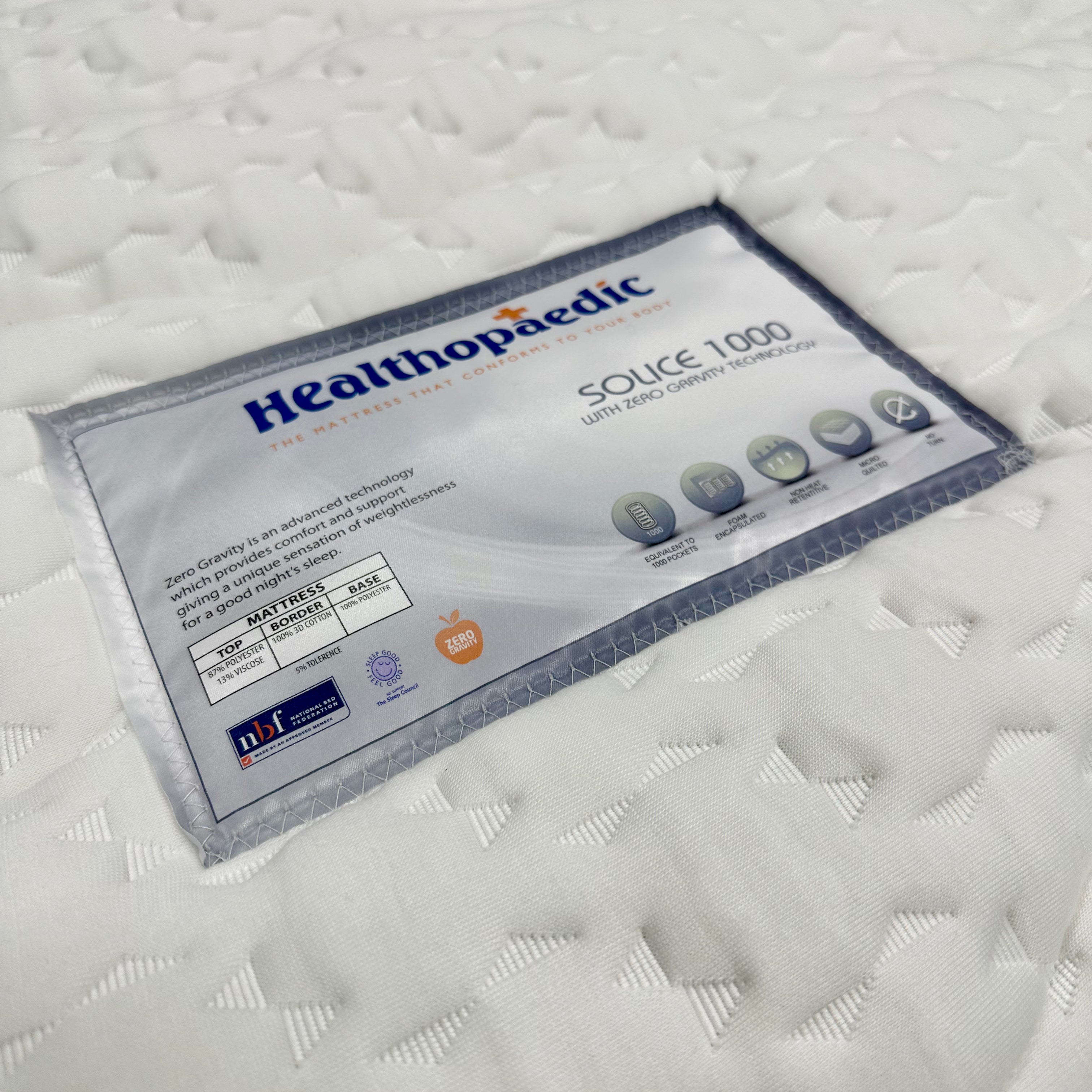 Solice 1000 Complete Divan Bed, from