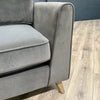 Camden 3 Seater Sofa - Grey Velvet