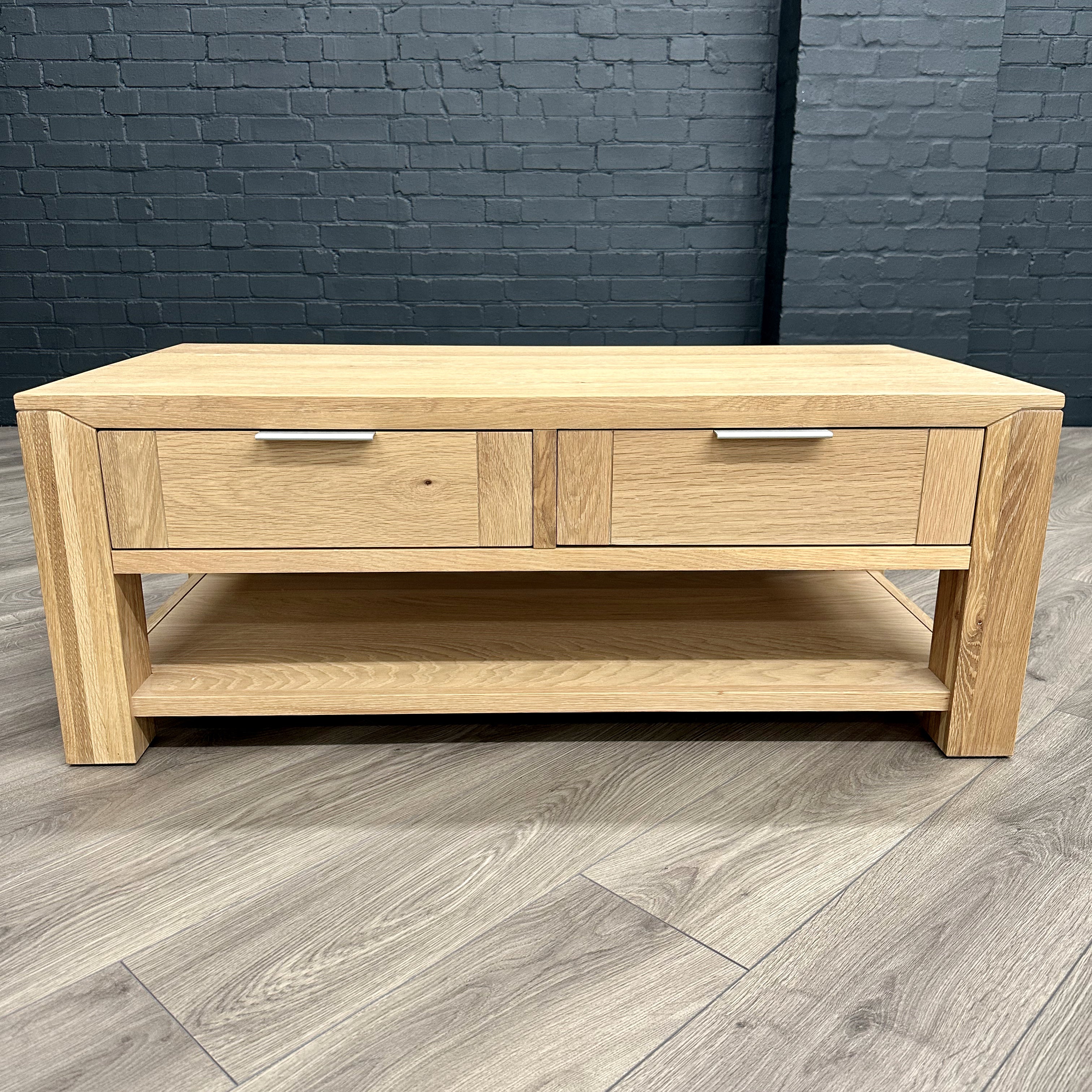 Oslo Premium Oak - Coffee Table with Drawers