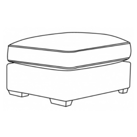 Chicago Sofa - Large Chaise End Footstool