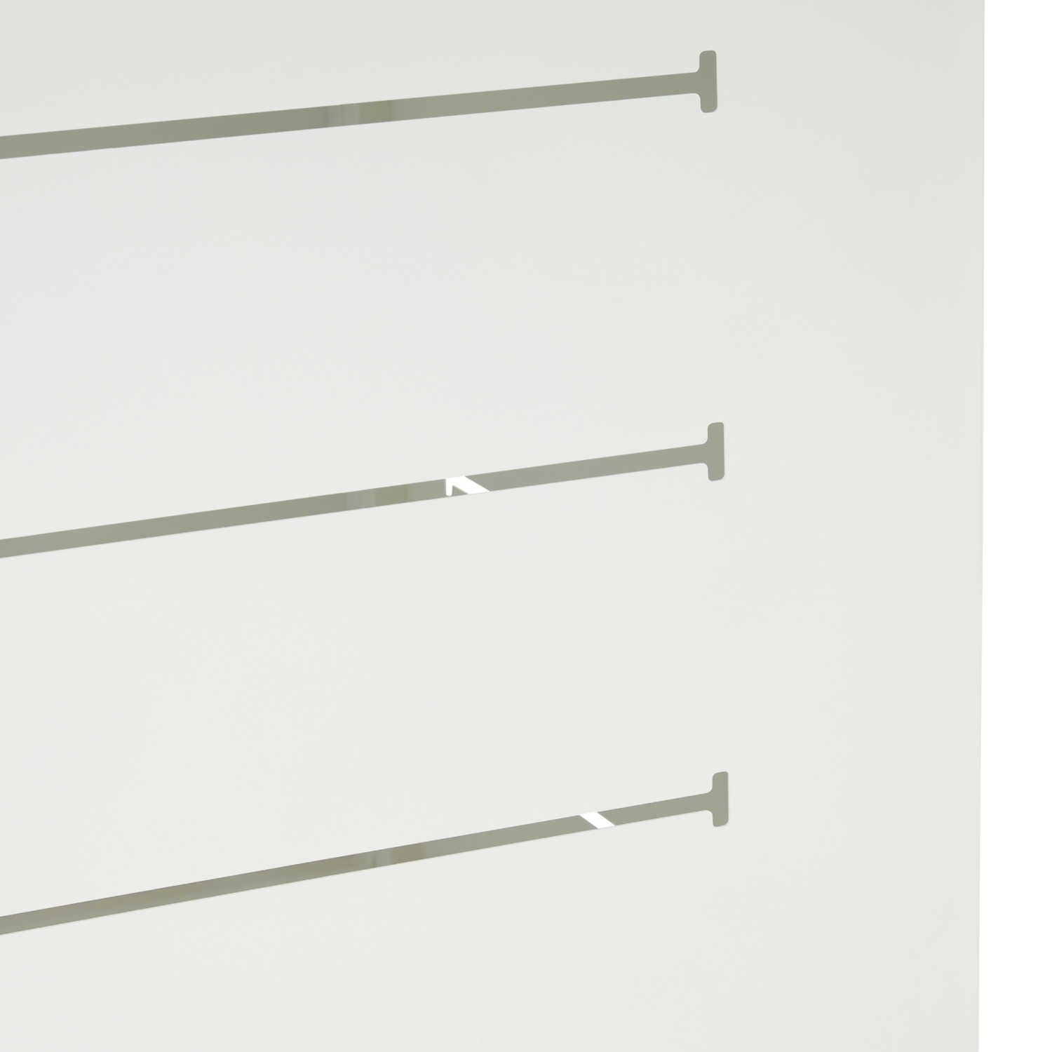 Mambo Santorini Garden Furniture - Aluminium Bar Table - White with Plain Top