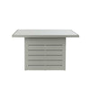 Mambo Santorini Garden Furniture - Aluminium Bar Table - Grey with Patterned Top