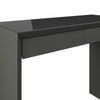 Mint Collection - Arezzo Dressing Table - Matt Dark Grey - ( Showroom Clearance )