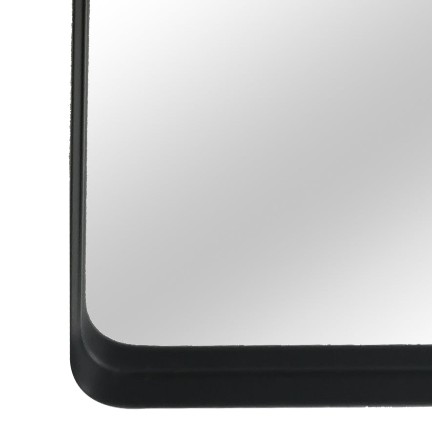 Mirror Collection Iron Framed Mirror Black - MIR36-B
